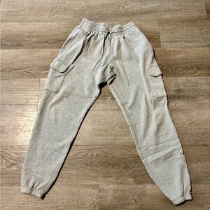Under Armour Light Gray Fleece Pants